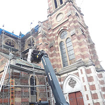 Rénovation de couverture église izeaux
